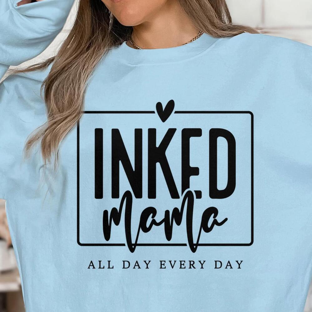Inked Mama T-shirt, Mom Shirt, Mom Tee, Fur Mama T-shirt